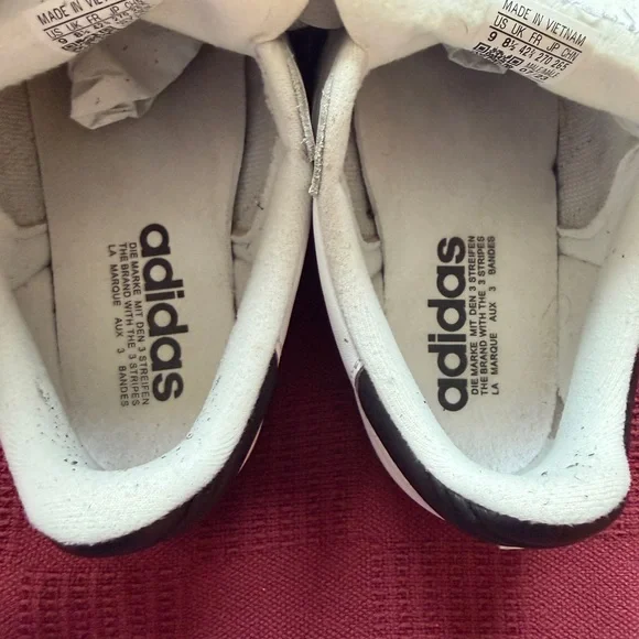 Adidas Samba White Sneaker Shoes Size 9 - Picture 7 of 11